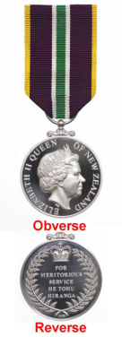 THE NEW ZEALAND DEFENCE MERITORIOUS SERVICE MEDAL