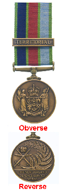 THE NEW ZEALAND DEFENCE SERVICE MEDAL